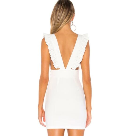 Superdown Drea Mini Dress in White NWT Size XXS - Picture 3 of 3